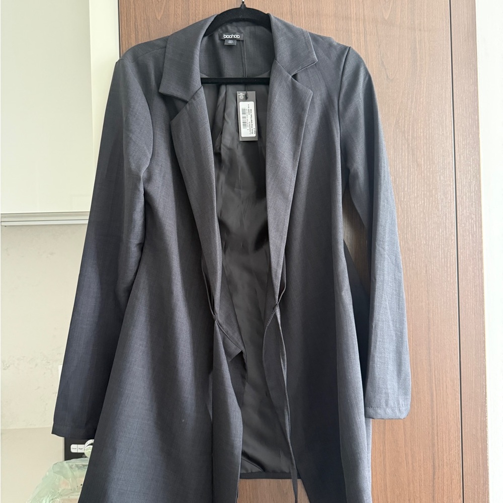 boohoo Black Blazer Dress